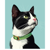 Tuxedo Cat Card - FreshCut Paper
