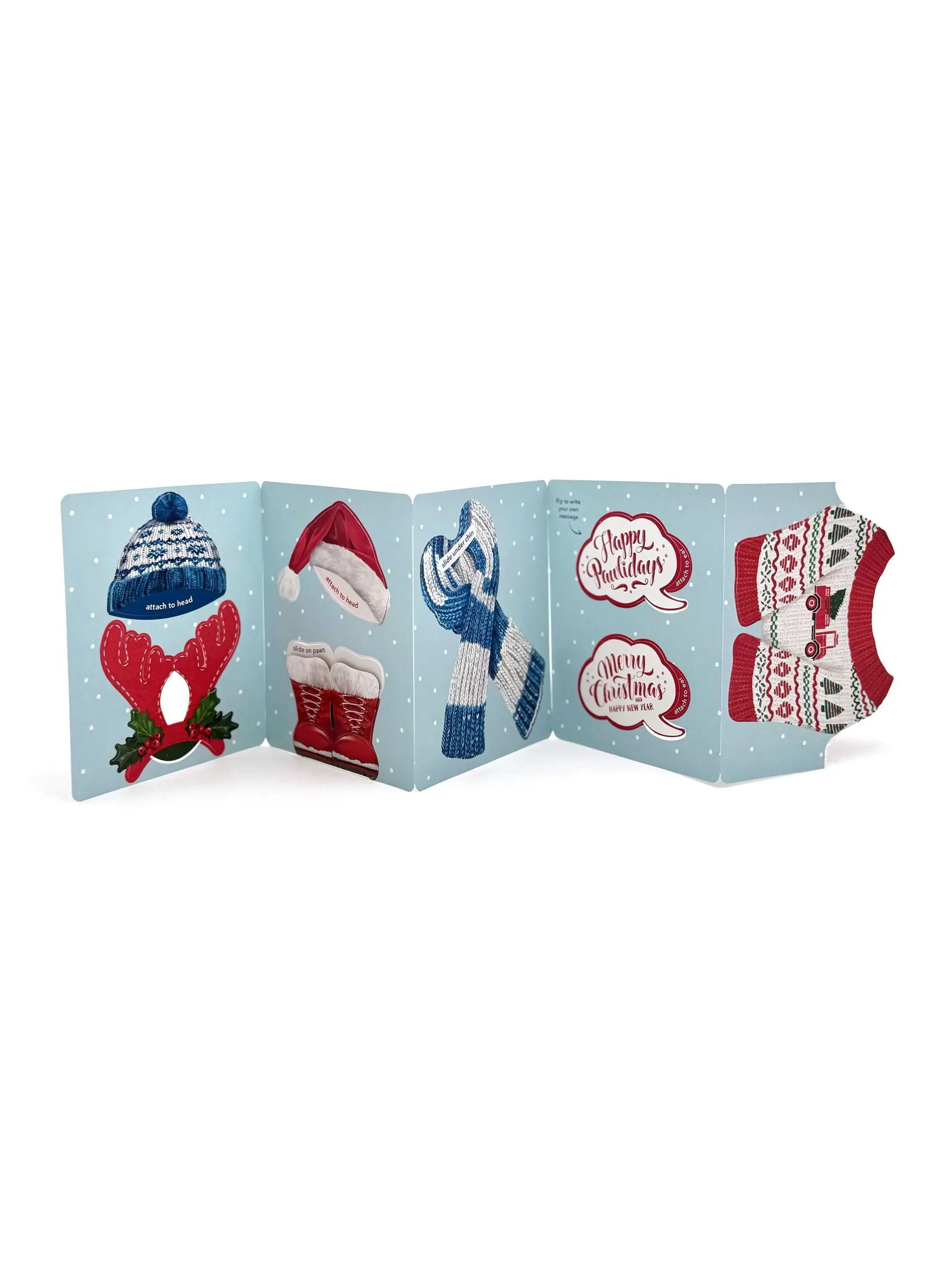 Holiday Pop-Up Cat Outfits - FreshCut Paper