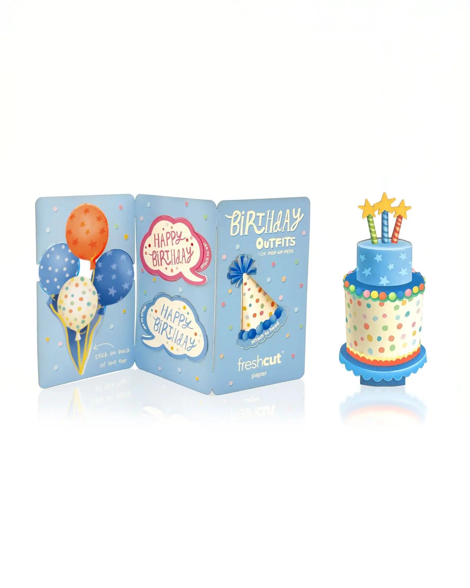 Birthday Pop-Up Pet Accessories Freshcut Paper
