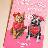 Valentine's Day Golden Retriever Pop-Up Card