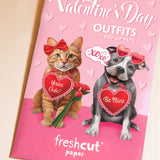 Valentine's Day Brown Tabby Cat Pop-Up Card