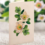 Ivory and Sage notecard