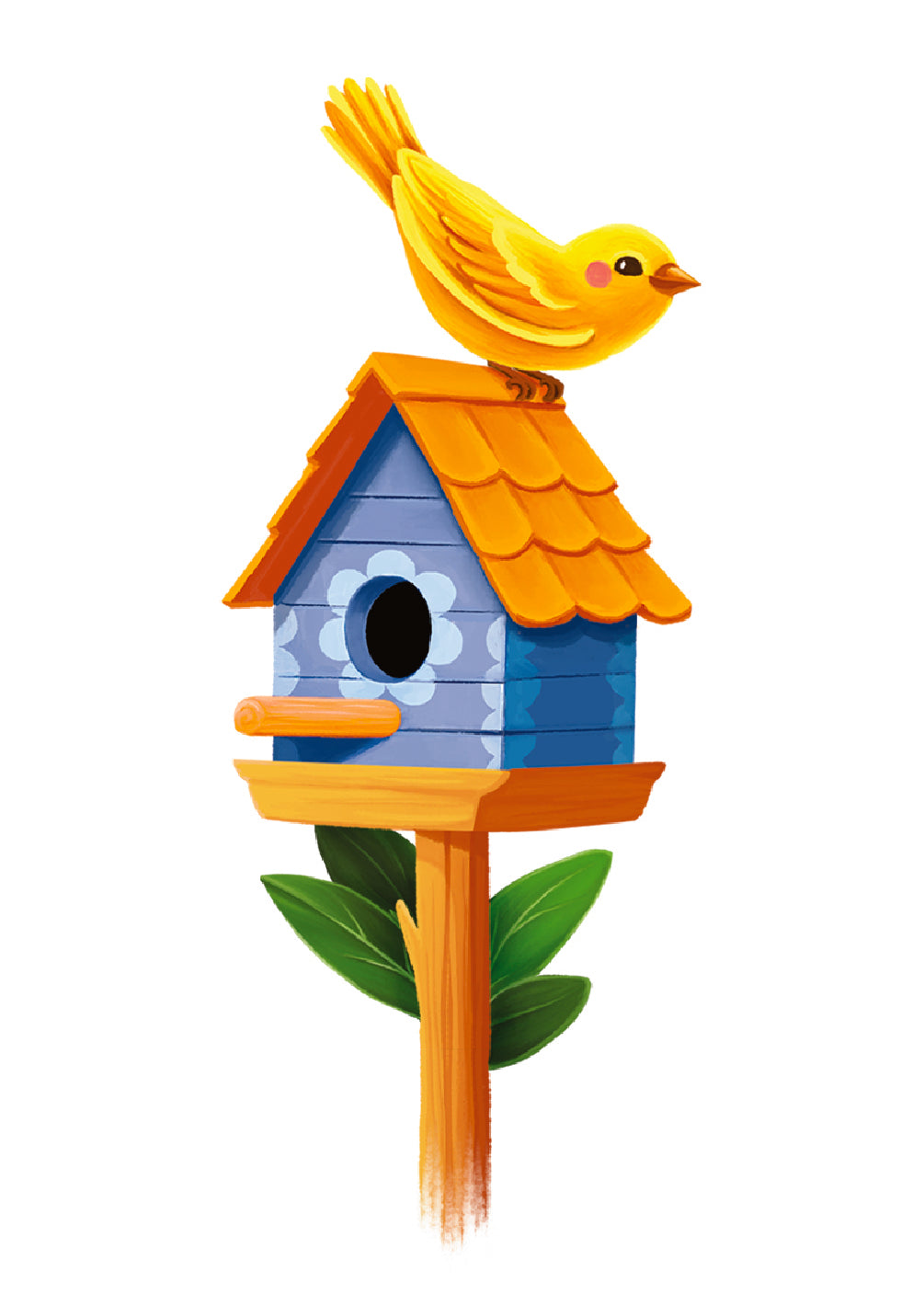 Birdhouse Garden Card