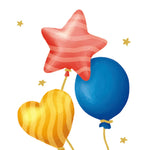 Classic Birthday Balloons Card Freshcut Paper