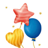 Classic Birthday Balloons Card Freshcut Paper