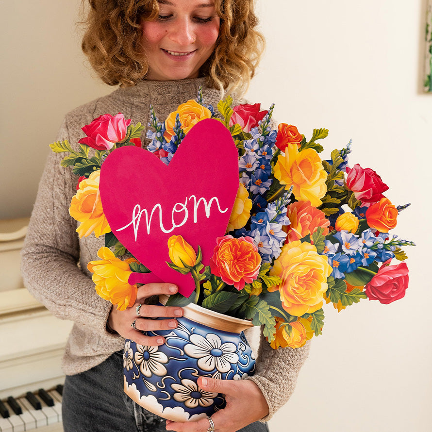 Grande Sorbet Roses Mom Heart