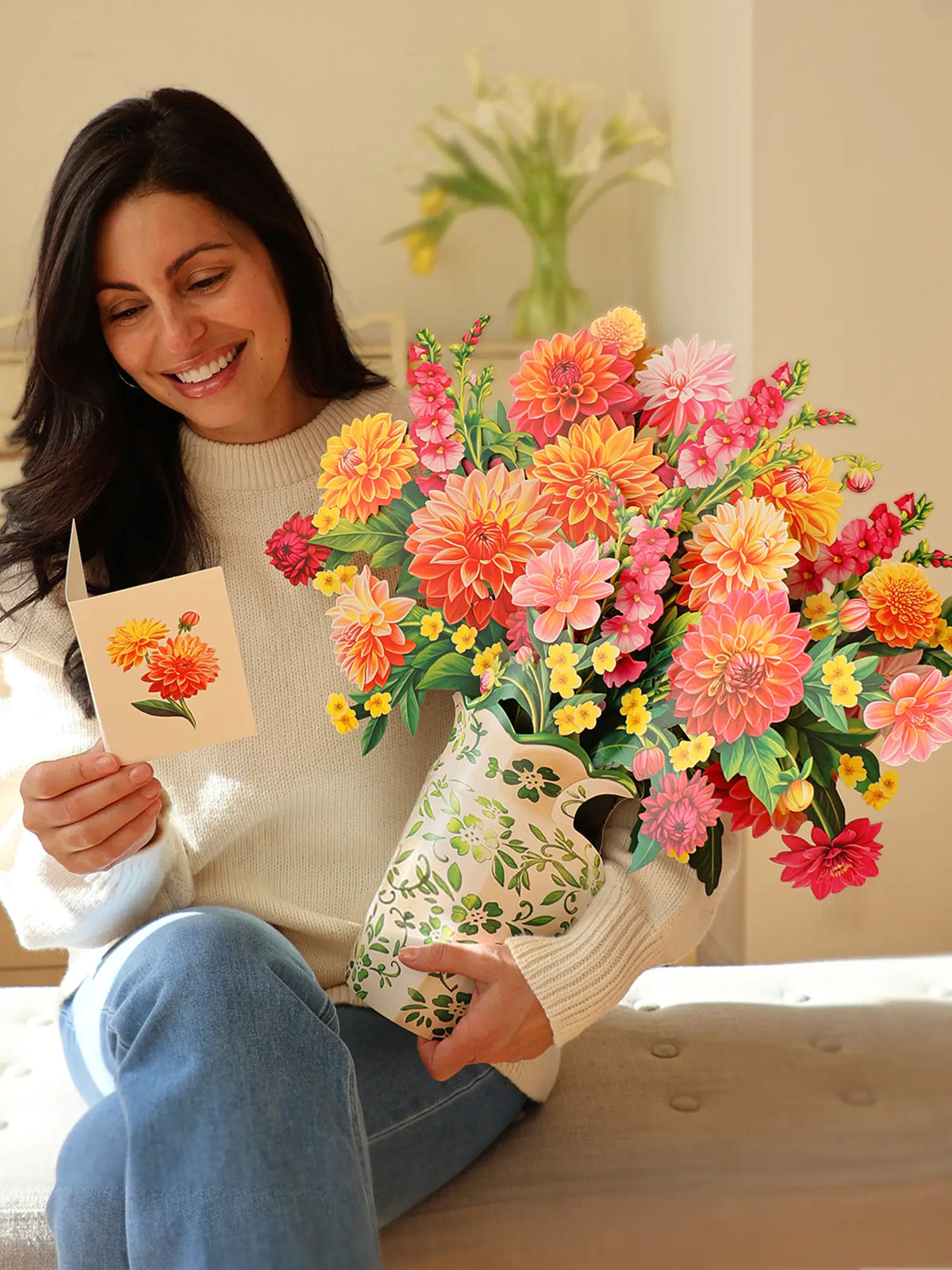 Grande Dahlia Sunrise – FreshCut Paper