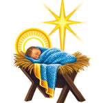 Starlit Nativity Card - FreshCut Paper
