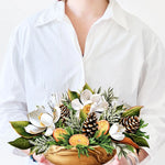 Winter Magnolias with Oranges