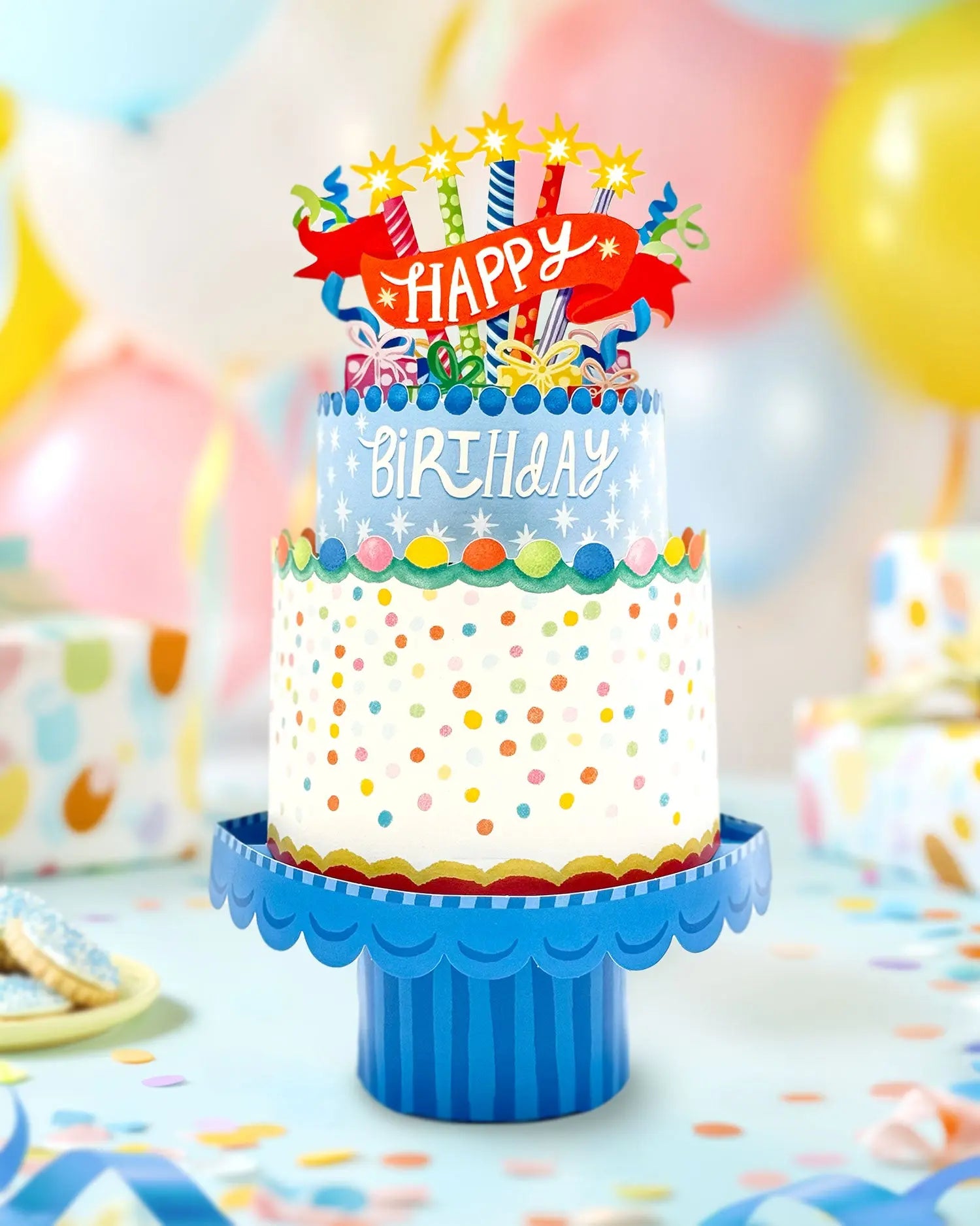 Confetti Birthday Cake - FreshCut Paper