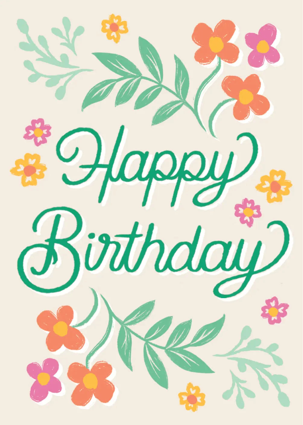 Blooming Birthday Cake Card - FreshCut Paper