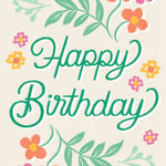 Blooming Birthday Cake Card - FreshCut Paper