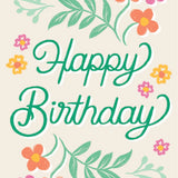 Blooming Birthday Cake Card - FreshCut Paper