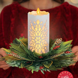 Glowing Holiday Candle