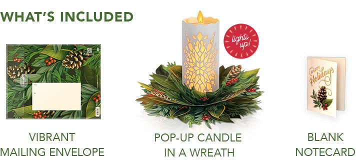 Glowing Holiday Candle