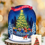 Christmas Skating Scene Freshcut Paper
