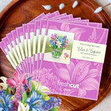 Mini Lilies & Lupines Pop-Up Card FreshCut Paper