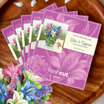 Mini Lilies & Lupines Pop-Up Card FreshCut Paper