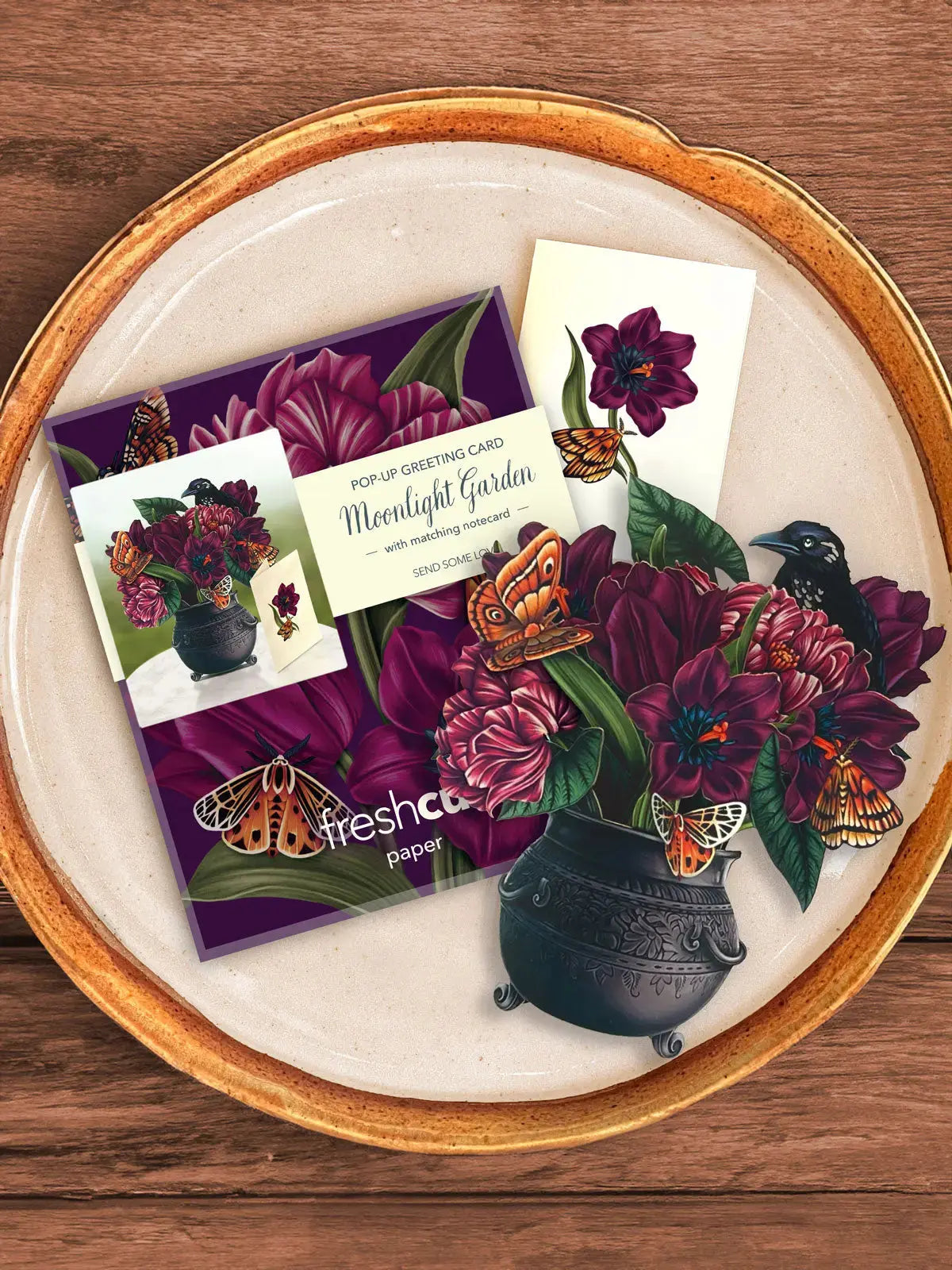 Mini Moonlight Garden with envelope and notecard