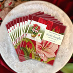 Mini Christmas Scarlet Amaryllis Pop-Up Card - FreshCut Paper
