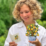 Mini Lemon Blossom Tree with card