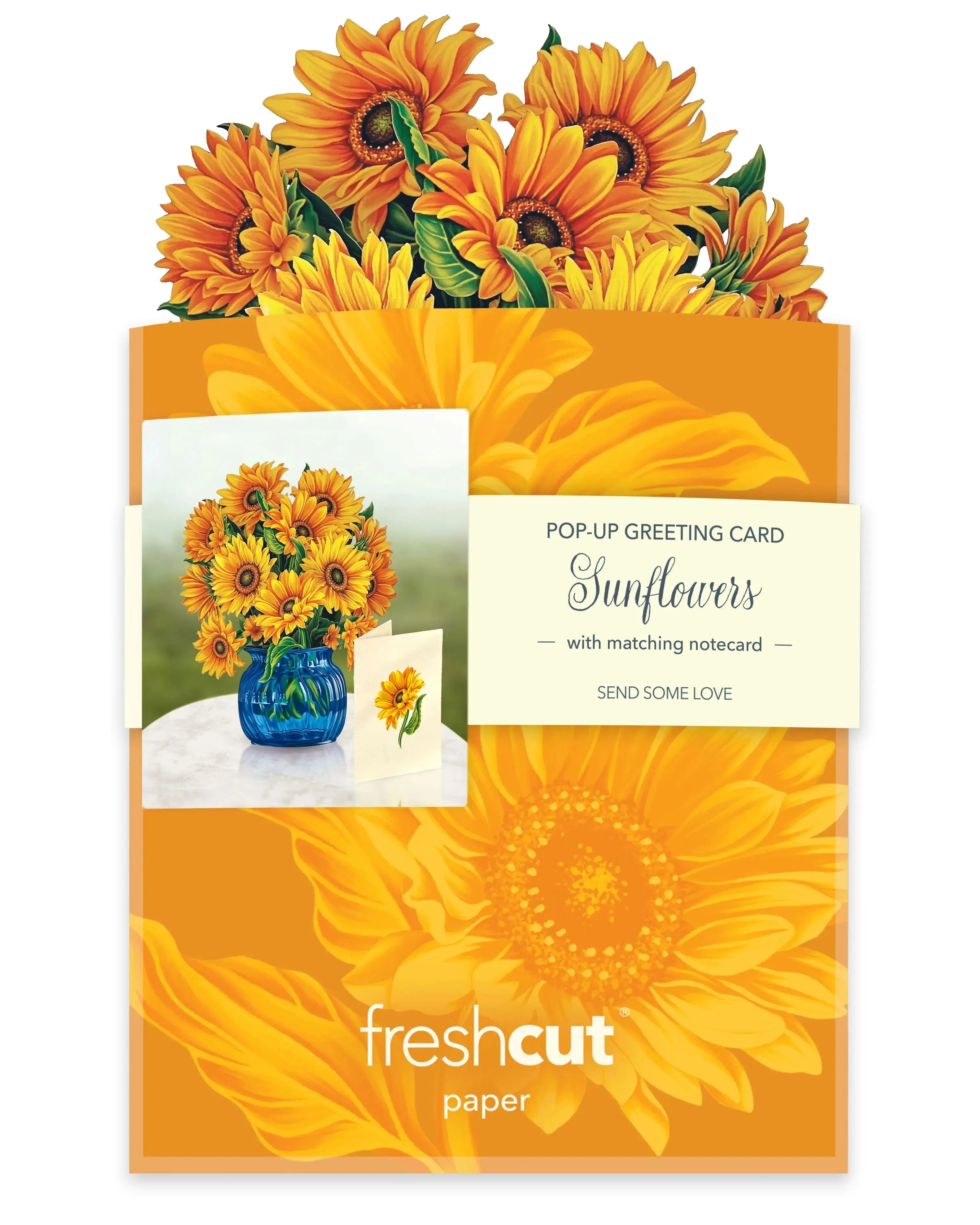 Mini Sunflowers and Envelope