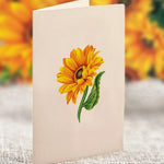 Mini Sunflower notecard