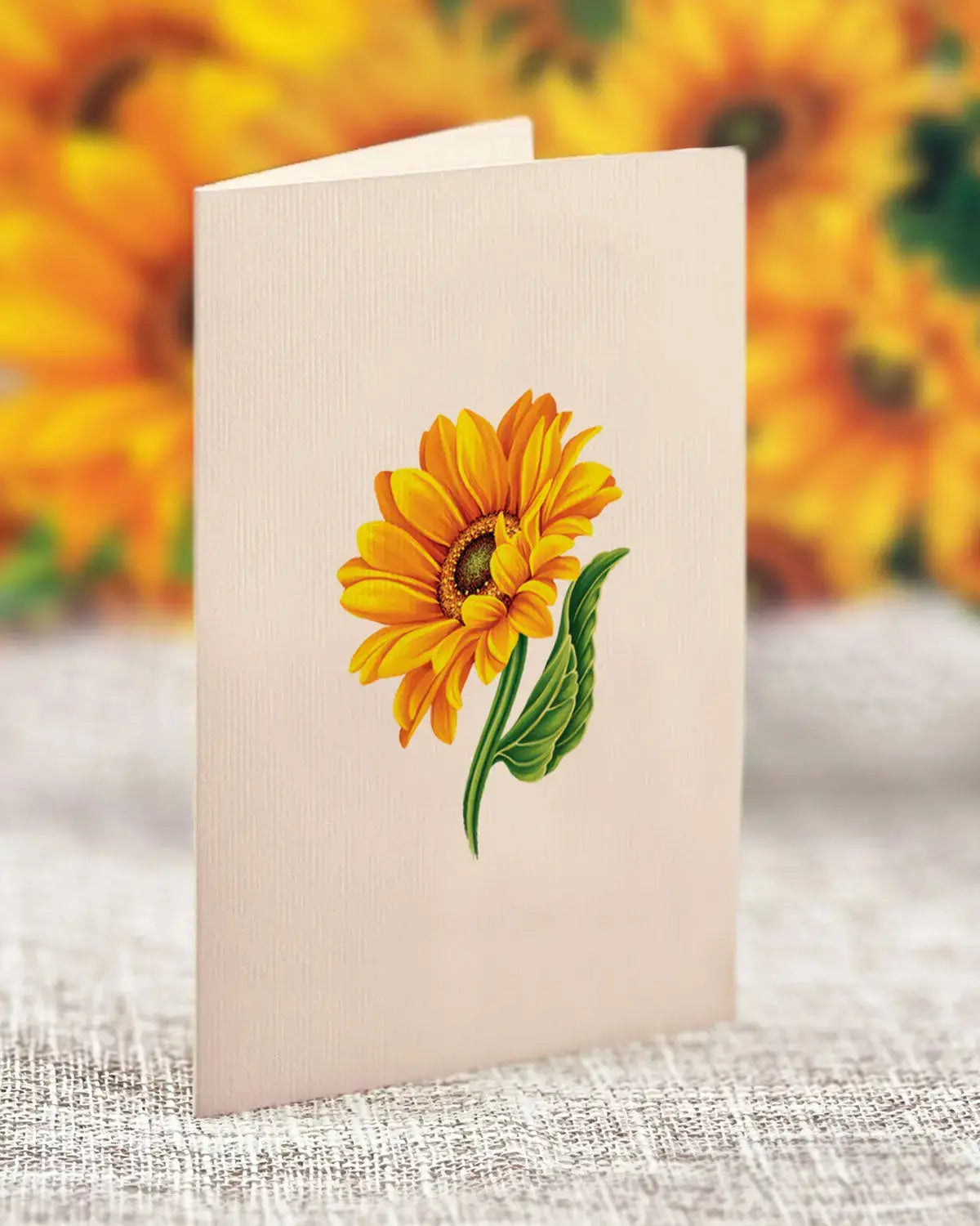 Mini Sunflower notecard
