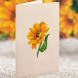 Mini Sunflower notecard