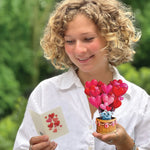 Mini Heart Balloons Pop-Up Card - FreshCut Paper