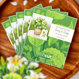 Mini Ivory & Sage Pop-Up Card FreshCut Paper