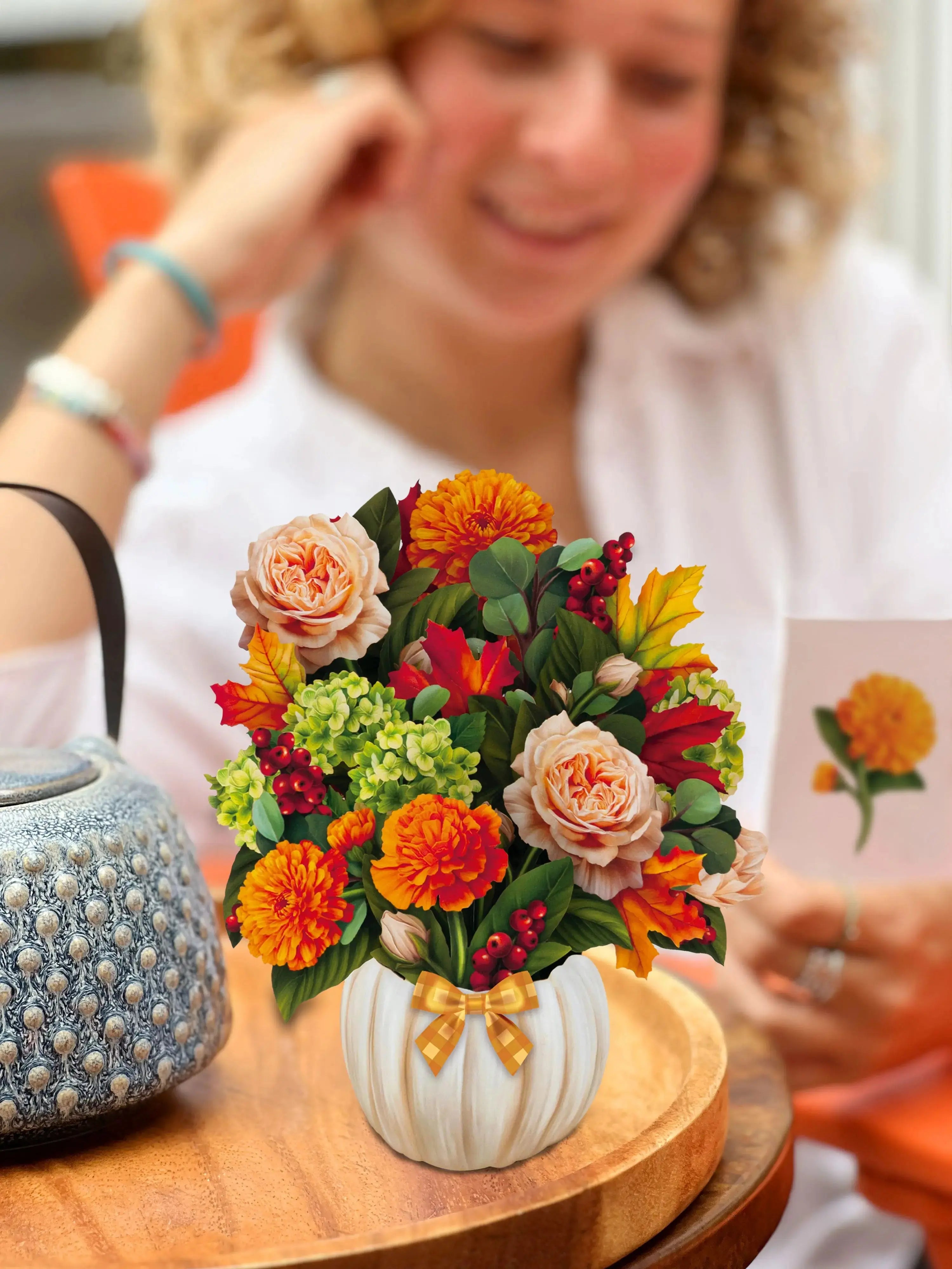 Mini Pumpkin Spice Pop-Up Card FreshCut Paper