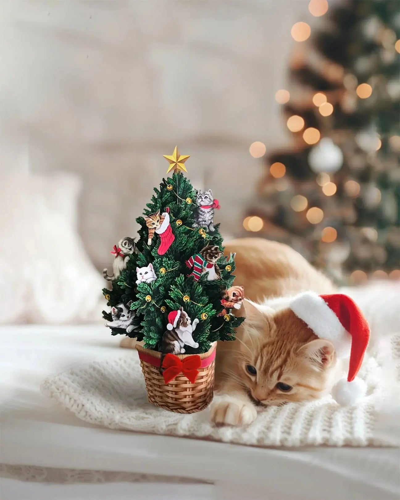 Artificial Tree Cats And Christmas Trees Cats And Artificial