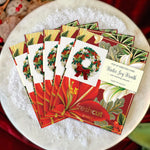 Mini Winter Joy Wreath Pop-Up Card - FreshCut Paper