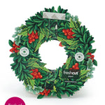 Mini Winter Joy Wreath Pop-Up Card - FreshCut Paper
