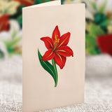 Mini Winter Joy Wreath Pop-Up Card - FreshCut Paper