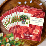 Mini Strawberry Blossom Pop-Up Card - FreshCut Paper