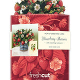 Mini Strawberry Blossom Pop-Up Card - FreshCut Paper