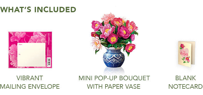 Mini Mother's Day Peony Paradise Pop-Up Card
