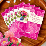 Mini Mother's Day Peony Paradise Pop-Up Card - FreshCut Paper