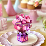 Mini Pink Birthday Balloons FreshCut Paper