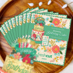 Mini Blooming Cake Pop-Up Card FreshCut Paper