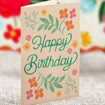 Mini Blooming Cake Pop-Up Card FreshCut Paper