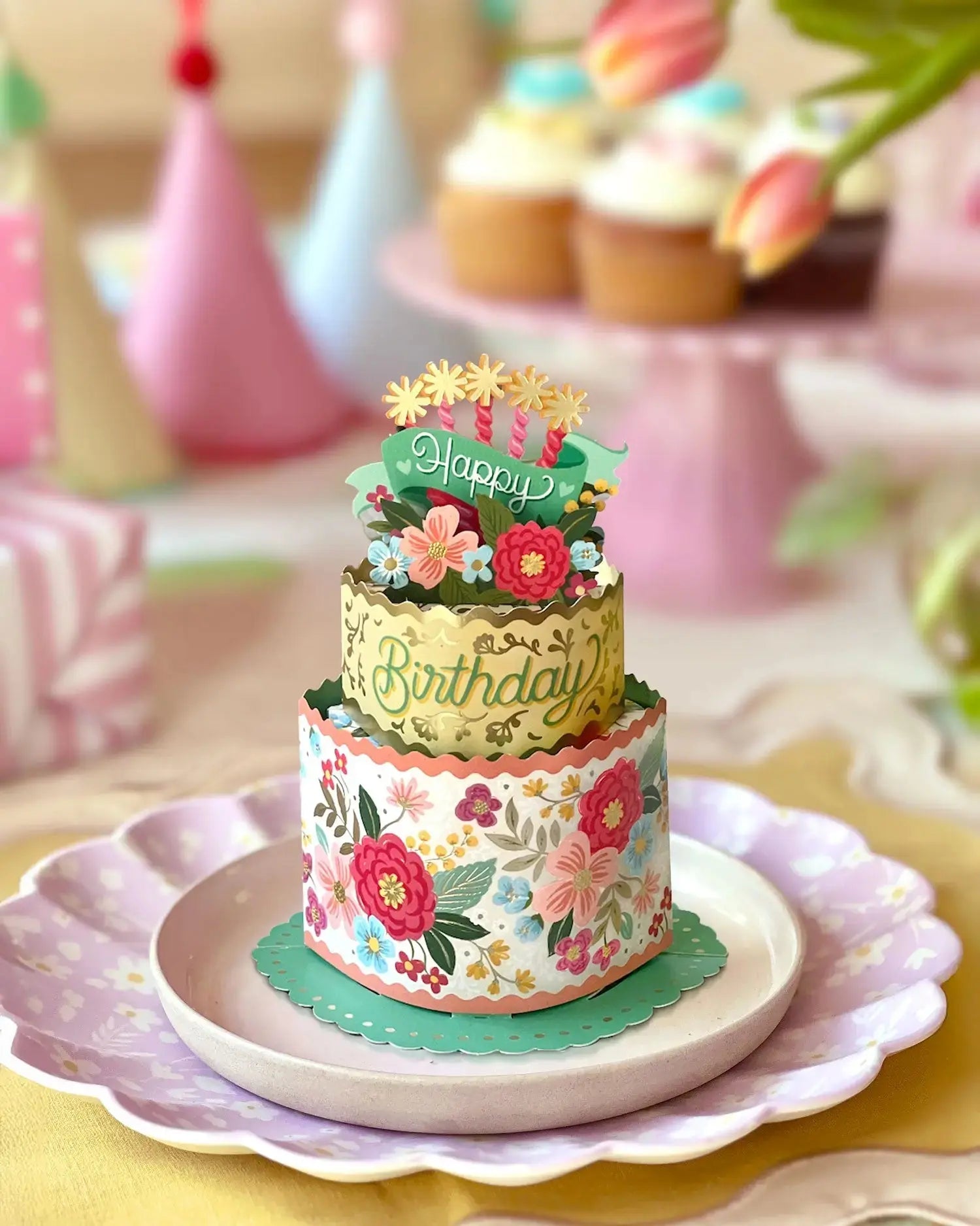 Mini Blooming Cake FreshCut Paper