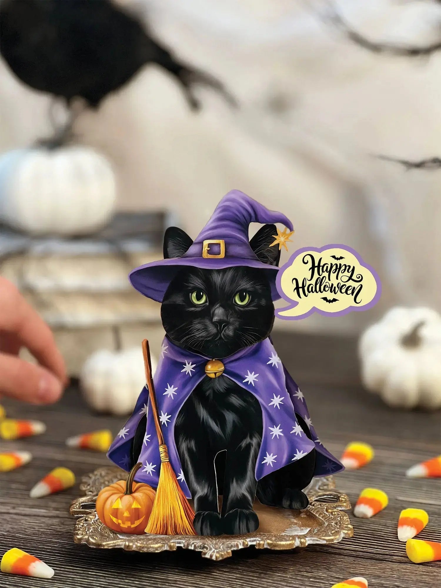 Mini Halloween Cat FreshCut Paper