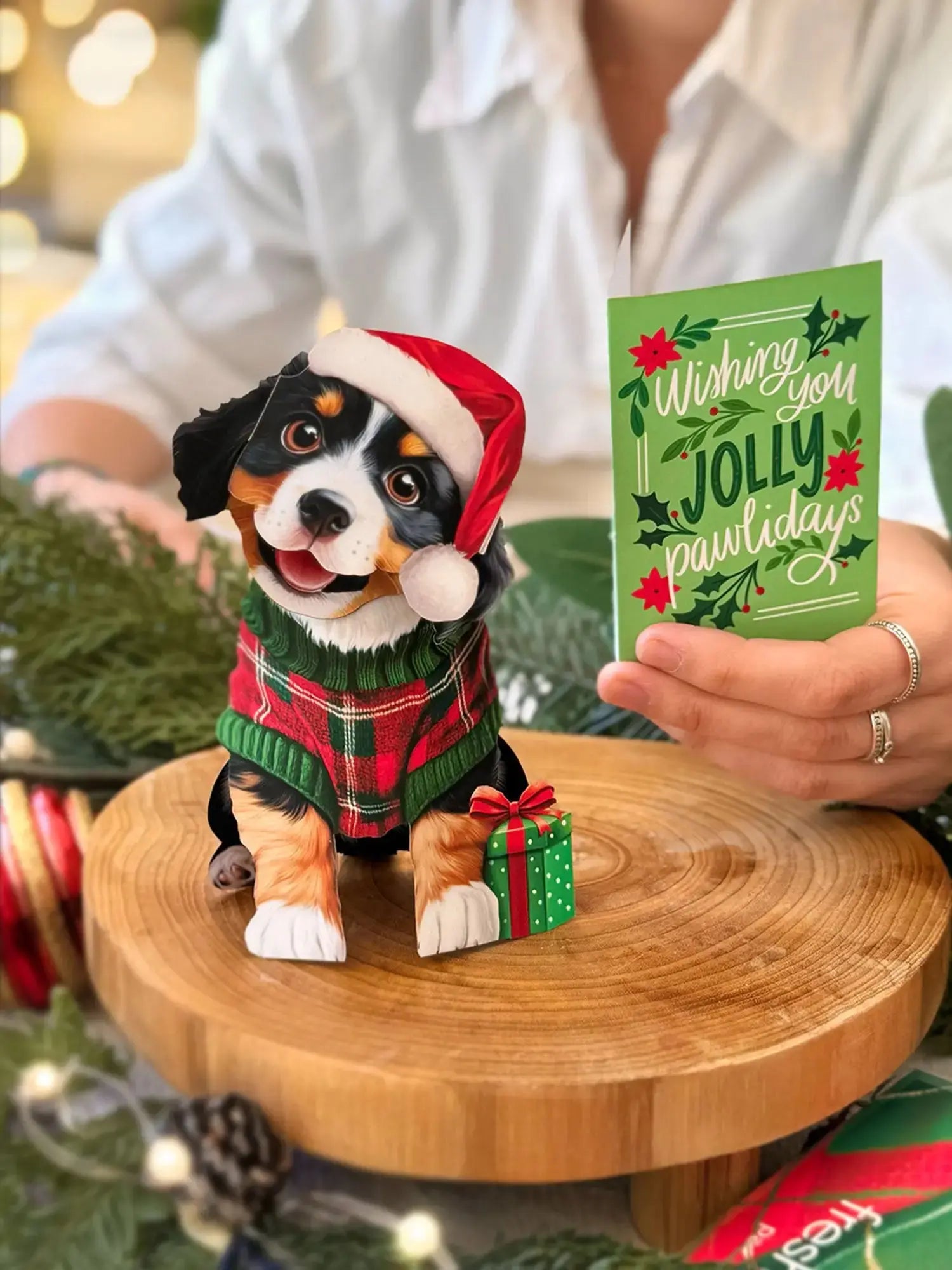 Mini Christmas Puppy FreshCut Paper