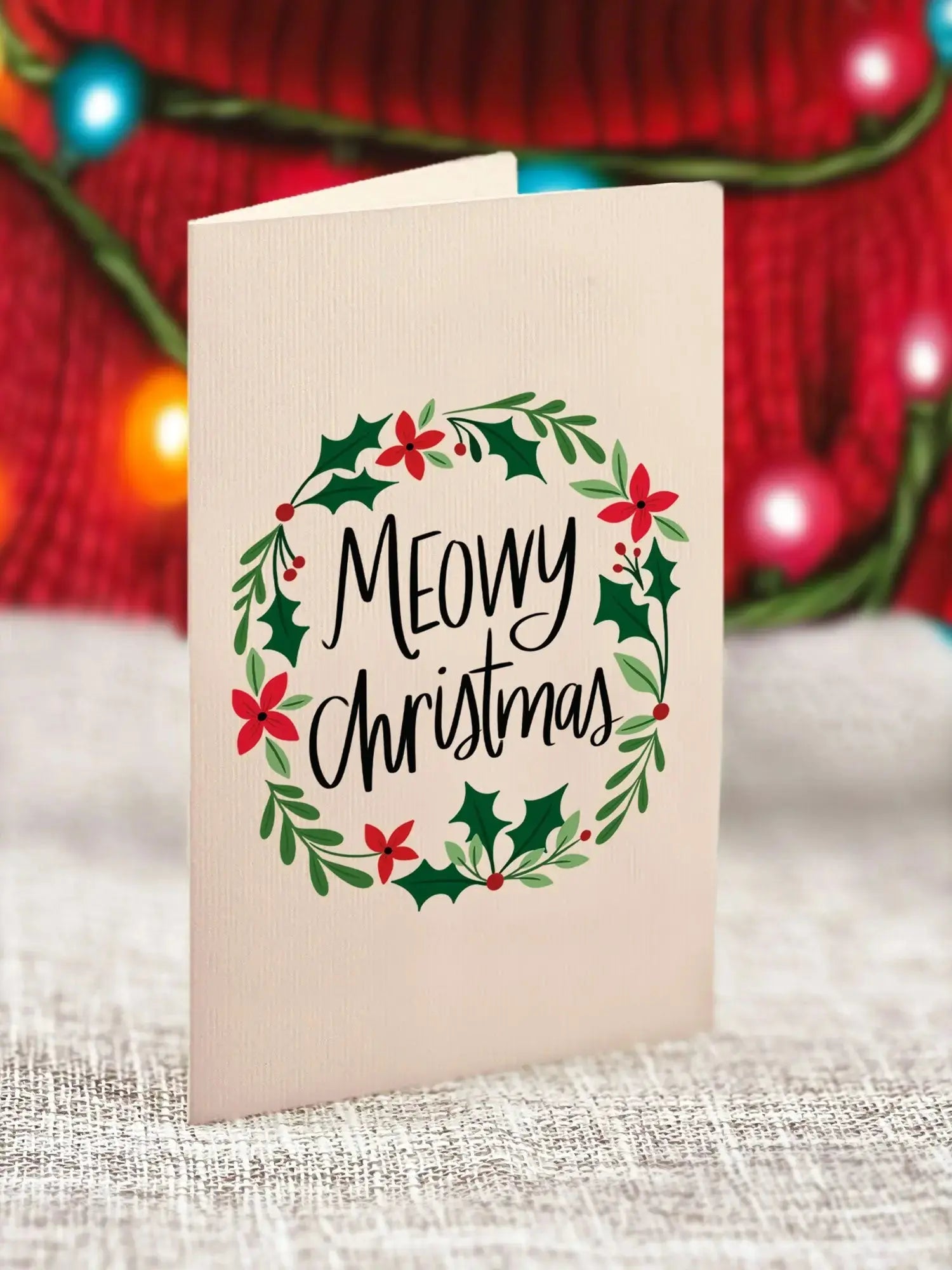 Mini Christmas Kitten FreshCut Paper