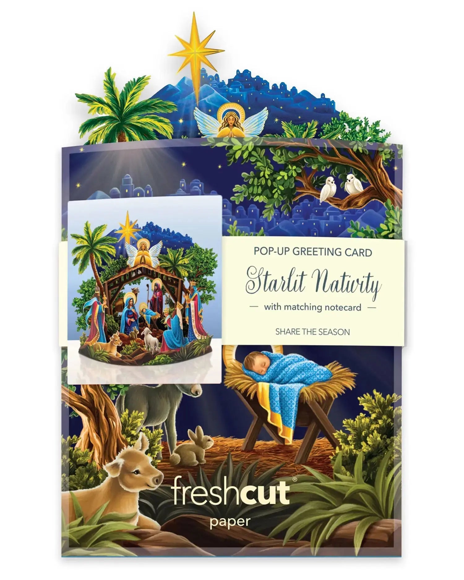 Mini Starlit Nativity FreshCut Paper