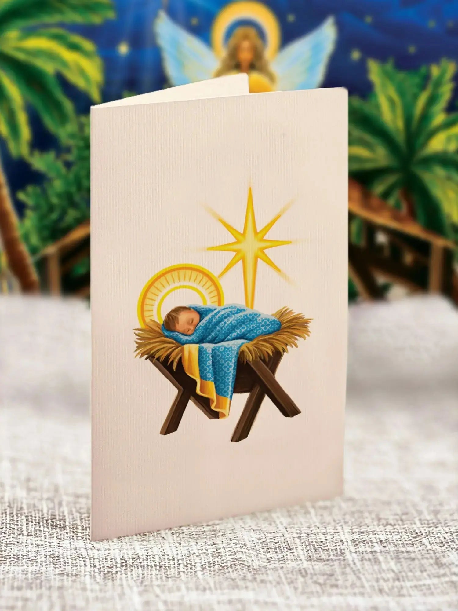 Mini Starlit Nativity FreshCut Paper