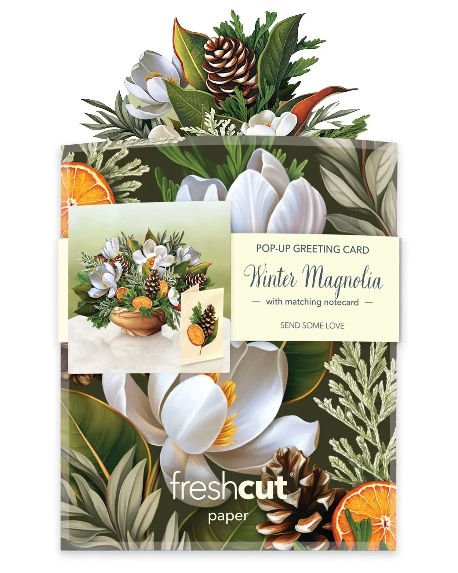 Mini Winter Magnolia FreshCut Paper